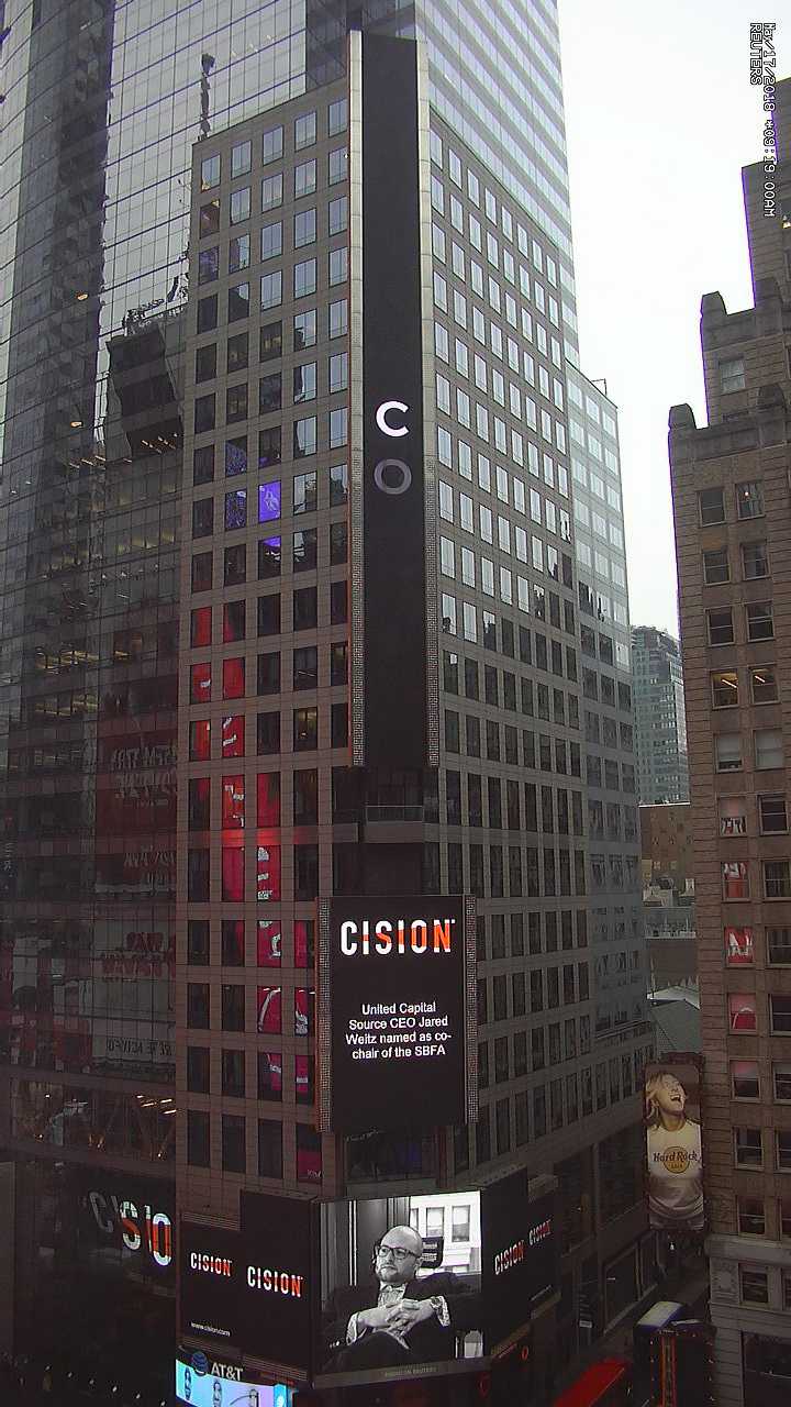 Jared Weitz is selected as co-chair of the SBFA broker council. Phot of Weitz in Times Square, NY