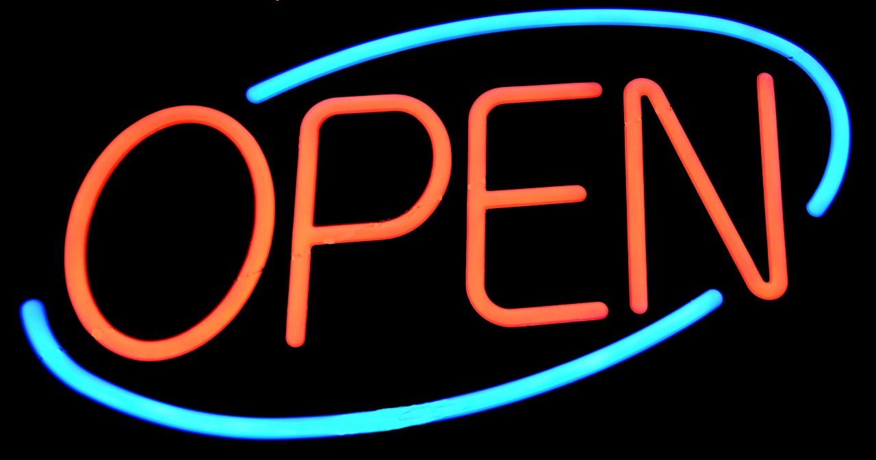 SBA Business Loan - Open Sign