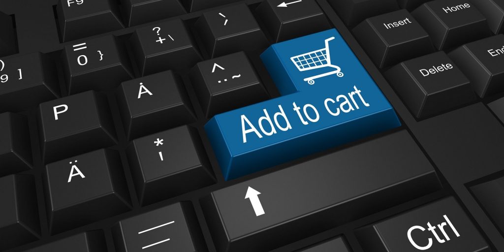 Add to cart button for ecommerce stores