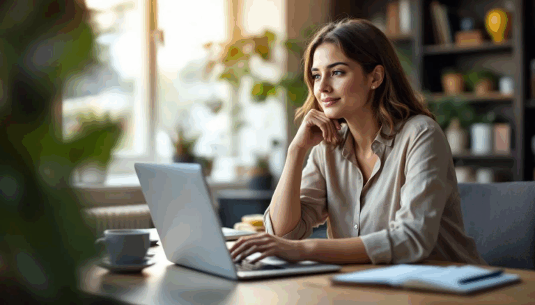 SBA Lender Match Tool - A small business owner is engaged with the SBA lender match tool, seeking to connect with potential lenders for their SBA financing needs. The image illustrates the process of finding suitable loan options to support their business goals.