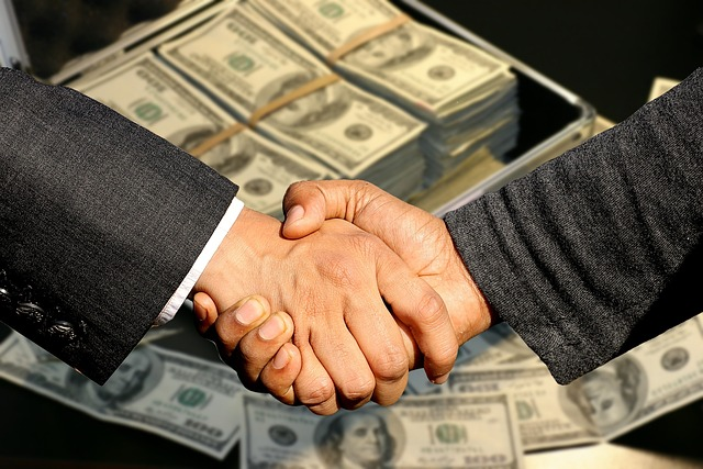 conclusion of contract, handshake, trade, selling a business to a competitor, selling a business