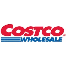 Costco Wholesale logo in red and blue lettering, introducing the Costco business credit card