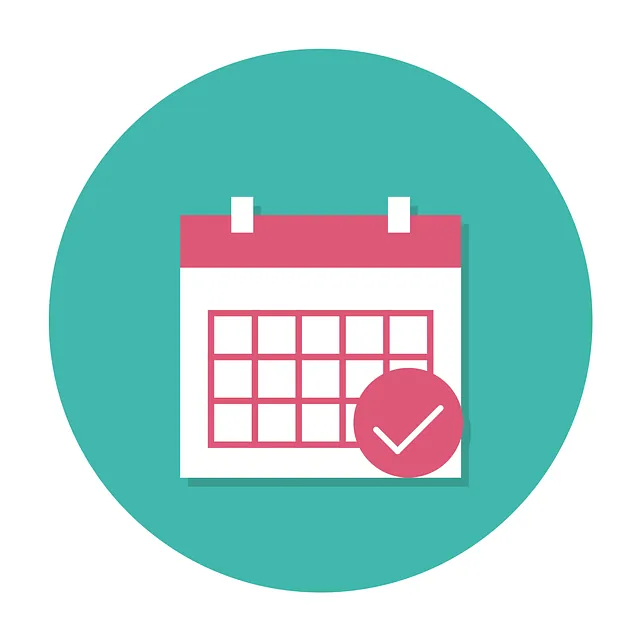 Pink calendar icon with a check mark on a teal circle, marking the deadline to file an ERTC claim